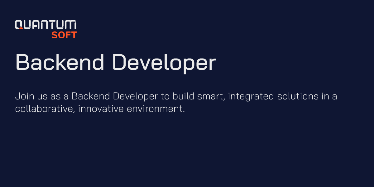 QuantumSoft | Backend Developer